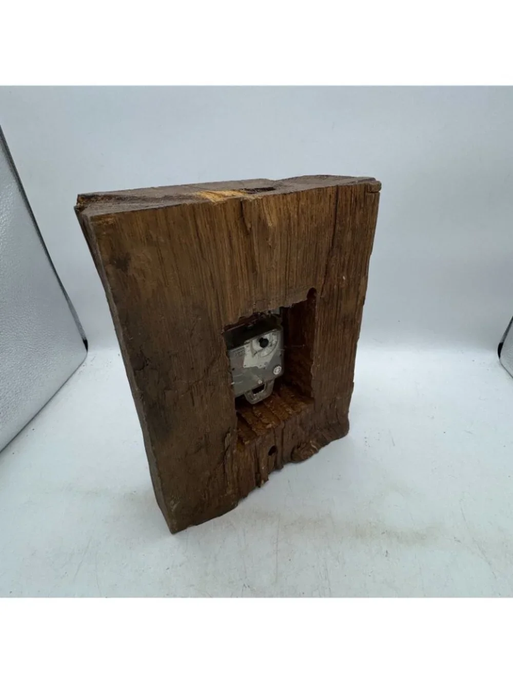Rustic Handmade Reclaimed Wood Analog Wall Clock Primitive Farmhouse Decor Barn